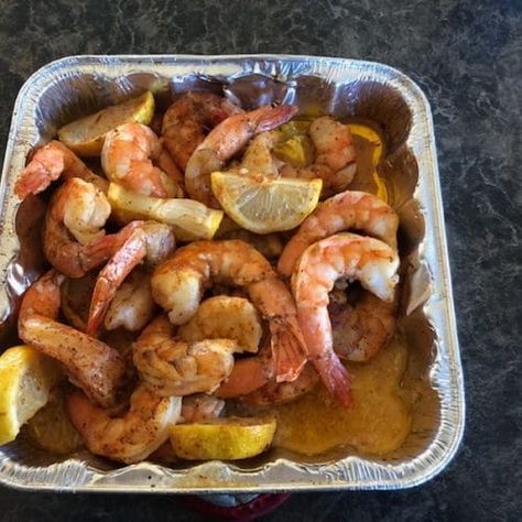 Pellet Grill Shrimp Recipes, Shrimp On The Smoker, Smoked Shrimp Scampi, Traeger Shrimp Recipe, Smoked Shrimp Recipes, Pellet Grill Shrimp, Smoked Shrimp In Smoker, Traeger Shrimp, Smoked Seafood