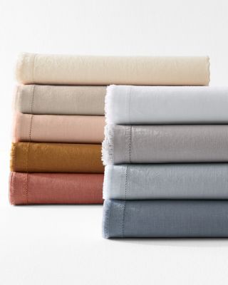 Eileen Fisher Washed Linen Bedding  | Garnet Hill Relaxing Bedding, Pure Linen Bedding, Luxurious Bed, Queen Sheets, Garnet Hill, Linen Sheets, Lightweight Comforter, Linen Pillow Covers, Linen Duvet Covers