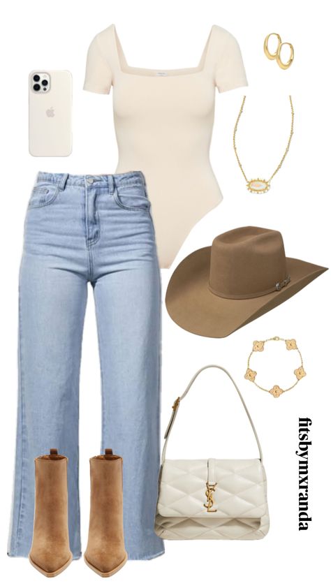 WESTERN OOTD #outfitinspo #westernfashion #westernaesthetic #outfitinspiration Concert Outfit Fall, Country Style Outfits, Looks Country, Estilo Country, Nashville Outfits, Western Style Outfits, Western Outfits Women, Country Concert Outfit, Cowgirl Outfits