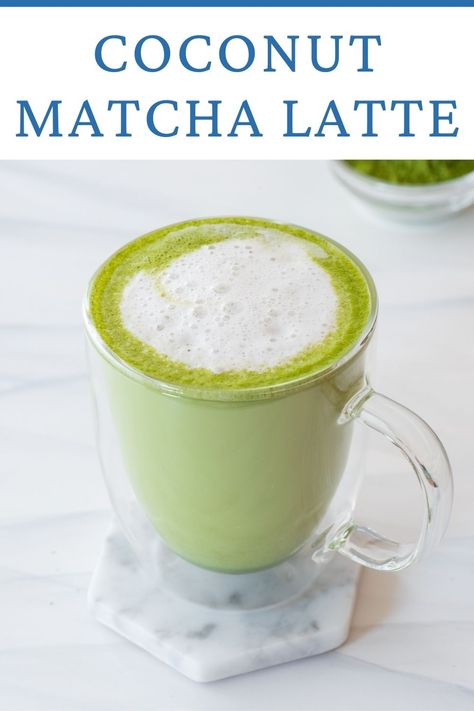 Coconut Matcha, Matcha Coconut, Matcha Green Tea Recipes, Nespresso Recipes, Matcha Latte Recipe, Green Tea Recipes, Green Tea Latte, Matcha Recipe, Health Tea