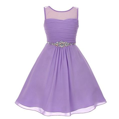 Nature Quince, Vestidos Color Lila, Lilac Flower Girl Dresses, Summer Flower Girl Dresses, Lilac Dresses, Lilac Glitter, Glitter Dresses, Chiffon Flower Girl Dress, Sleeveless Chiffon Dress