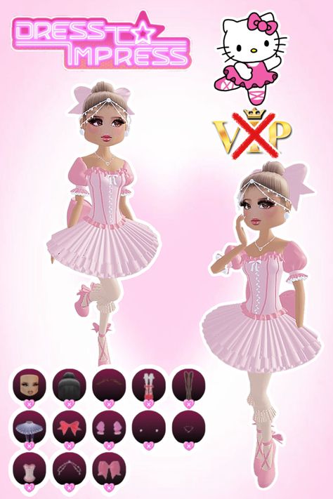 • 🏵️ • - #fyp #dti #dresstoimpress #dress #to #impress #roblox #dtiideas #aesthetic #outfitideas #dresstoimpressideas #idea #board #pin #robloxpin #robloxdti #robloxdresstoimpress Ballerina Dti Outfits Non Vip, Dti Outfit Idea Theme Ballerina, Dti Theme Ballerina, Ballerina Dti Outfit, Dress To Impress Theme Ballerina, Ballerina Outfit Dress To Impress, Dti Theme Pink, Dress To Impress Ballerina Theme, Themed Outfits Dress To Impress