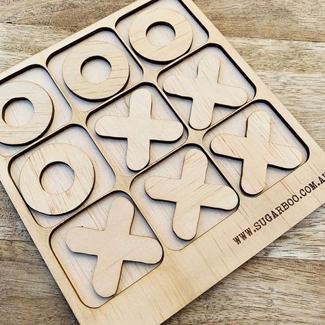 Tic Tac Toe wooden puzzle! My 4.5 year old absolutely loves playing this game with Mumma ❤️ #tictactoe #naughtsandcrosses #woodengame #timbergame #natural #fun #games #handmade #boardgames #puzzles #fun #children #family #familytime #beatboredom #sugarboo #sugarboocaketoppers #madewithlove #australia #melbourne #follow #share #supportsmallbusiness Naughts And Crosses, Boo Cake, Flat Lay Props, Puzzle Wood, Australia Melbourne, Puzzle Crafts, Wooden Games, Custom Puzzle, Wood Puzzles