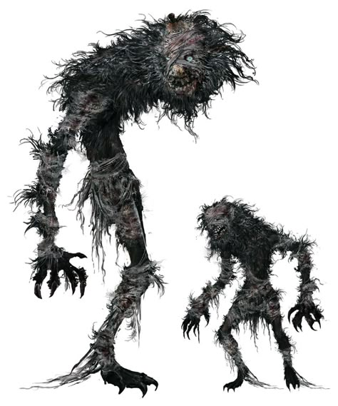 Beast Patient from Bloodborne Bloodborne Monsters Concept Art, Bloodborne Enemies, Hunt Showdown Art, Bloodborne Beast, Beast Character Design, Bloodborne Concept Art, Bloodborne Art, Demon Souls, Werewolf Art