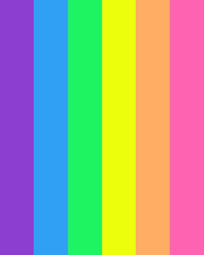 Actual Unicorn Pink Rainbow Color Palette, Unicorn Color Background, Unicorn Colour Palette, Hyperpop Color Palette, 5 Color Rainbow Palette, Unicorn Color Palette, Unicorn Pallete Color, Unicorn Rainbow Background, Hexadecimal Color