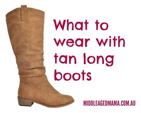 what to wear with tan boots Tan Boots With Black Leggings, How To Style Tan Boots, Tall Tan Boots Outfit Winter, Tall Light Brown Boots Outfit, Tan Boots Outfit Fall, Camel Boots Outfit Winter, Knee High Tan Boots Outfit, What To Wear With Brown Boots, Light Tan Boots Outfit