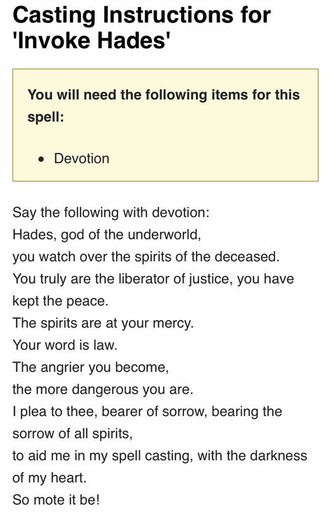 Hades Deity Witchcraft, Hades Deity Work, Hades Witchcraft, Hades Offerings, Hades Deity, Working With Hades, Hades Altar, Satanic Rules, Deity Work