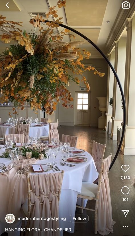 Flowers Hanging Over Table Wedding, Hanging Table Centerpiece, Hanging Centerpiece Wedding, Hanging Floral Chandelier, Chandelier Wedding Decor, Floral Chandeliers, Airplane Wedding, Sicilian Wedding, Chandelier Centerpiece