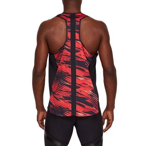 Performance Running Vest | SportsShoes.com Singlet For Men, Running Singlet, Track And Field Athlete, Asics Running, Class Outfit, Running Vest, Running Clothes, Sport Running, Workout Wear