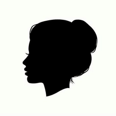 Silhouette Head Woman, Side Face Silhouette, Silouette Drawings Person, Silhouette Face, Portrait Silhouette, Silhouette Head, Salon Suites Decor, Silhouette Pictures, Silhouette Drawing