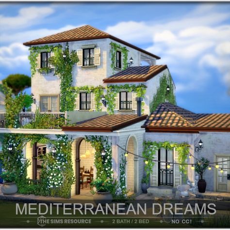 Mediterranean Dreams - The Sims 4 / No CC!

#ts4#ts4lots#thesims4#sims4#thesims4lots#nocc#TSR#thesimsresource#thesimsresourcedotcom#house#ts4build#ts4house#thesims4cc#ts4cc#simstagram#sims4housebuild#sims4build#showusuourbuilds#showyourcreate#sims4house#mediterranean#simscreation#thesimmersdigest#sims4ideas#sccregram#s4cc#sims4cc Ts4 Mediterranean House, Sims 4 Houses Mediterranean, Sims 4 Riviera Retreat, Sims 4 Dine Out, Sims 4 Beach House No Cc, Sims Mediterranean House, Sims 4 Home No Cc, Italian House Sims 4, Sims 4 Italian Villa