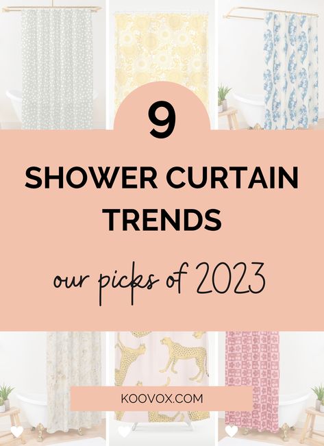 shower curtain trends for 2023 - Are you looking for shower curtain ideas to bring a 2023 update to your bathroom? Add a pop of style to your bathroom with one of these amazing shower curtain trends ideas. Essential decor doesn't have to be boring! Shower Curtain Ideas, Curtain Alternatives, Luxury Shower Curtain, Minimalist Showers, Cute Shower Curtains, Small Bathroom With Shower, Trend Ideas, Simple Bathroom Decor, Amazing Showers