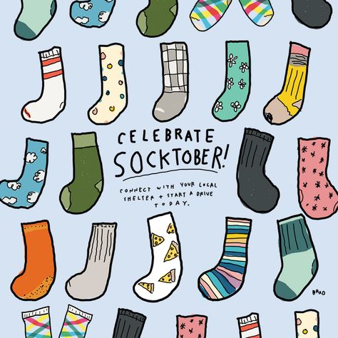 Socktober College Event Ideas, Community Service Ideas, Philanthropy Events, College Club, College Event, Community Service Projects, Ra Ideas, School Leadership, School Clubs