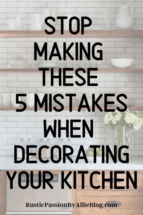 Do you struggle to know how to bring your design style to life? Stop making these mistakes when decorating. Because I know you love the Modern Farmhouse and French Country Style but don't know how to decorate! I will show you exactly how to create a beautiful farmhouse kitchen on a budget. Your home will look just like Joanna Gaines decorated it. #farmhousekitchendecor #kitchen #kitchendecor #farmhouse #farmhousestyle #frenchcountryhome #farmousekitchen Farmhouse Kitchen On A Budget, Joanna Gaines Kitchen, Classic Farmhouse Kitchen, Farmhouse Style Lighting, Modern French Country, Country Kitchen Designs, Farmhouse Kitchen Island, Farmhouse Light Fixtures, Farmhouse Kitchens