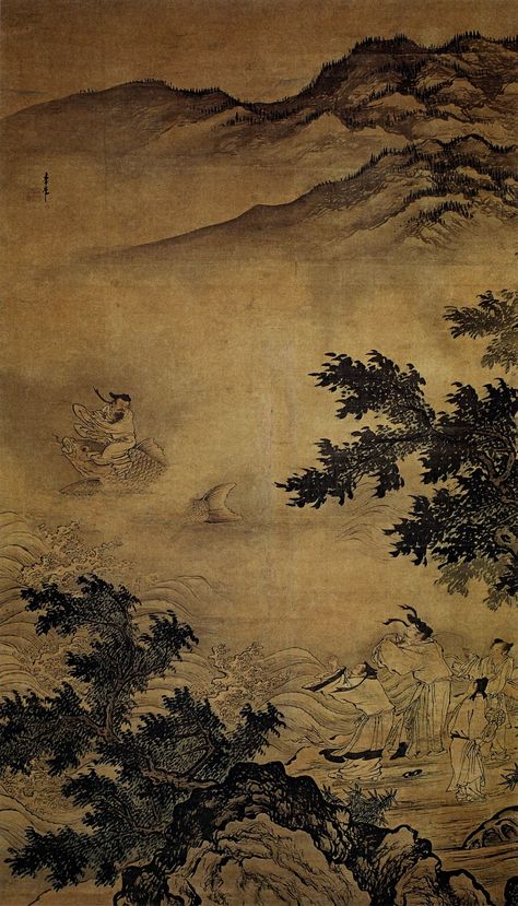 Ancient China Aesthetic, Ancient China Art, Surrealism Fashion, Shanghai Museum, Ancient Asia, Asian Landscape, Chinese Artwork, Chinese Art Painting, Ancient Chinese Art