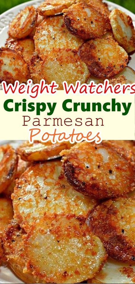 Crispy Crunchy Parmesan Potatoes, Crunchy Parmesan Potatoes, Roasted Parmesan Potatoes, Oven Baked Potatoes, Crispy Parmesan Potatoes, Money Honey, Parmesan Potatoes, Potato Side Dishes, Baked Potatoes