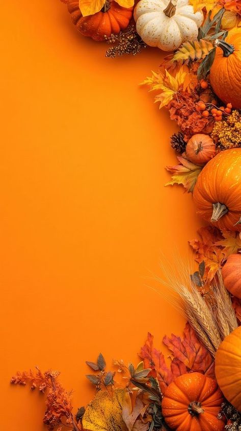 Wallpaper Iphone Thanksgiving, Happy Thanksgiving Aesthetic, Thanksgiving Backgrounds Wallpapers, Thanksgiving Wallpapers Aesthetic, Thanksgiving Wallpaper Iphone, Orange Template, Fall Iphone Wallpaper, Happy Thanksgiving Wallpaper, Background Fall