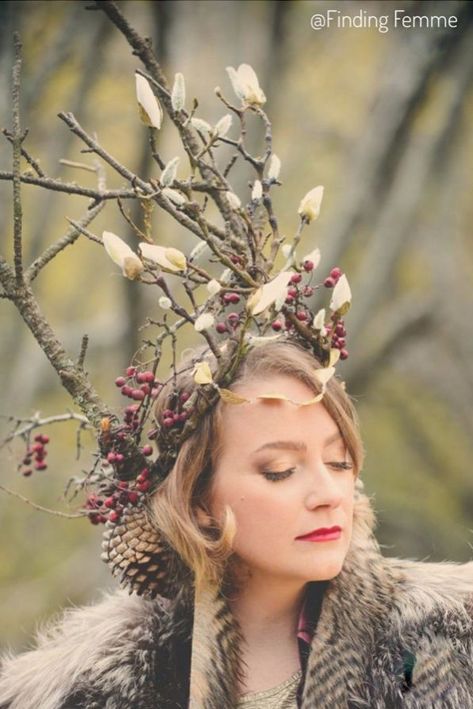 Flower Crown Reference, Crown Reference, Toadstool Party, Branch Headpiece, Fairy Medieval, Twig Crown, Nature Crown, Boho Tiara, Woodland Crown