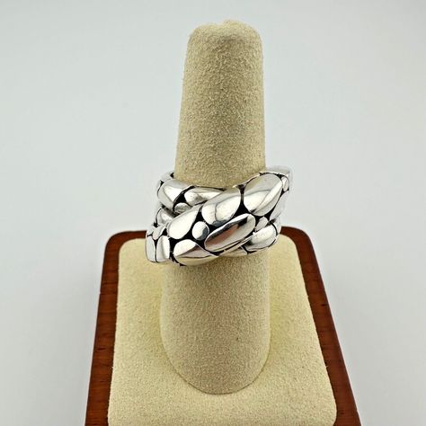 I just added a new item to eBay, John Hardy Sterling Silver Kali Pebble Twist Crossover Ring! #eBay #eBaySeller Crossover Ring, John Hardy, Wide Band Rings, Wide Bands, Ebay Seller, Luxury Jewelry, Band Rings, Twist, Band