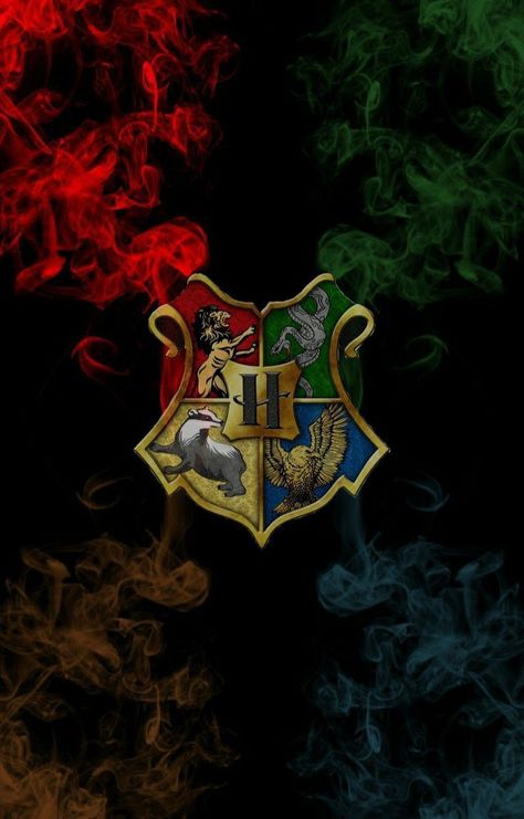 Hogwarts, Harry Potter, Green, Red, Blue, Black