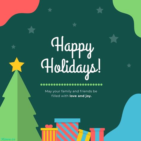 Happy Holidays Instagram Post Template Visme Instagram Post Template, Post Templates, Social Media Graphics, Social Media Template, Media Post, Holiday Cheer, Happy Holidays, The Holiday, Holidays