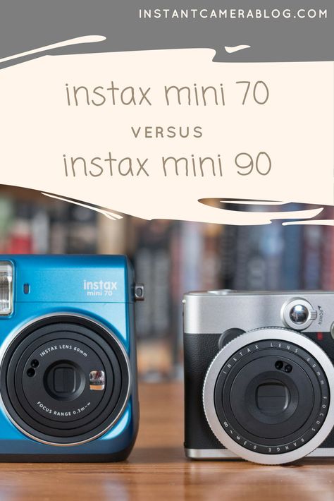 Fujifilm Instax Mini 70 vs 90: all the main differences covered in this comparison. #instaxmini #instax #mini90 #mini90neo #mini70 Instax Mini Evo, Fujifilm Instax Mini Evo Hybrid, Instax Mini 70, Instax Mini 90 Neo Classic, Instax Mini 90, Fujifilm Instax Mini 8, Instax Mini Camera, Instax Mini 8, Instant Photography