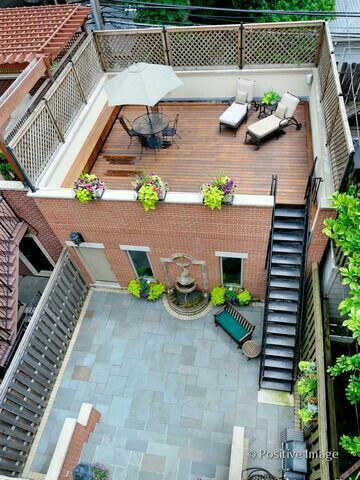 Roof Garden Design, Exterior Drawing, Terrace Garden Design, Terrace Decor, Rooftop Terrace Design, Rooftop Design, Terrace Design, Small Balcony Ideas, Backyard Garden Design