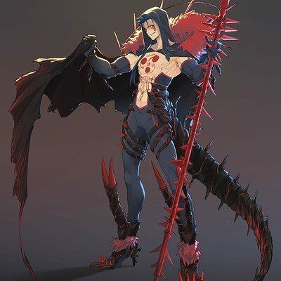 ArtStation - SolKorra - Cu Chulainn Alter, Ghoul Kagune, Cosplay Diys, Demon Form, Cu Chulainn, Fate Anime, Chara Design, Fate Stay Night Anime, Digital Paintings