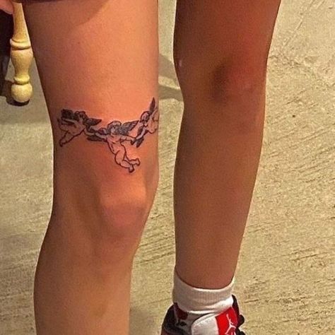 Underboob Tattoo Designs, Underboob Tattoo, Traditional Tattoo Art, Calf Tattoo, Angel Tattoo, Dope Tattoos, Simplistic Tattoos, Charles Leclerc, Tattoo Inspo