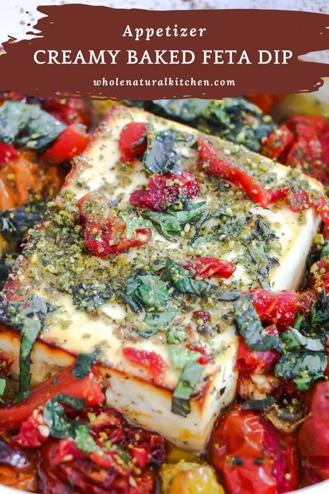 Baked Feta Dip With Tomatoes And Herbs Creamy Greek Feta Dip, Feta Dip With Tomatoes, Feta Tomato Dip, Dip With Tomatoes, Baked Feta Dip, Grilled Feta, Baked Feta Recipe, Sundried Tomato Dip, Christmas Appetizer