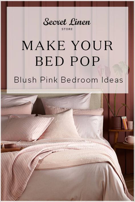 Blush Colored Bedroom Ideas, Blush Bedding Bedroom Ideas, Neutral Pink Bedroom, Beige And Pink Bedroom, Blush Bedroom Ideas, Adult Pink Bedroom, Cream And Grey Bedroom, Blush Bedroom Decor, Blush Pink Bedding