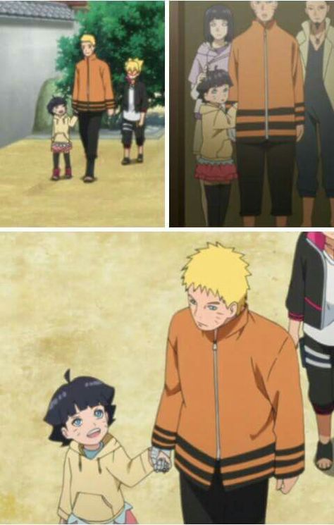 Naruto And Himawari, Naruto Himawari, Himawari Uzumaki, Naruto Show, Funny Naruto Memes, Naruto Family, Uzumaki Family, Anime Siblings, Naruto Couples