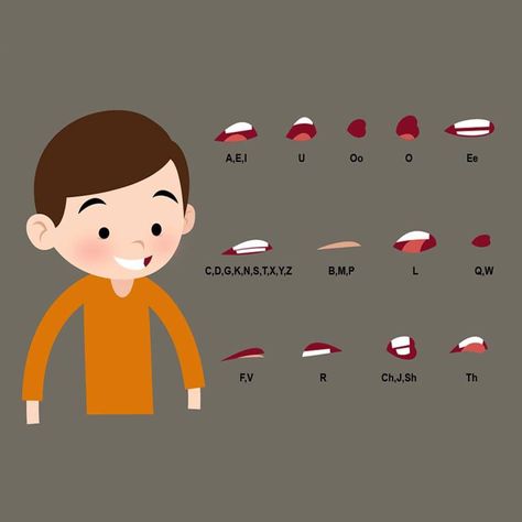 Character Mouth, Mouth Shapes, Illustrator Character, Skillshare Classes, Animation Character, Animation Tutorial, Art Manga, Animation Reference, Lip Sync