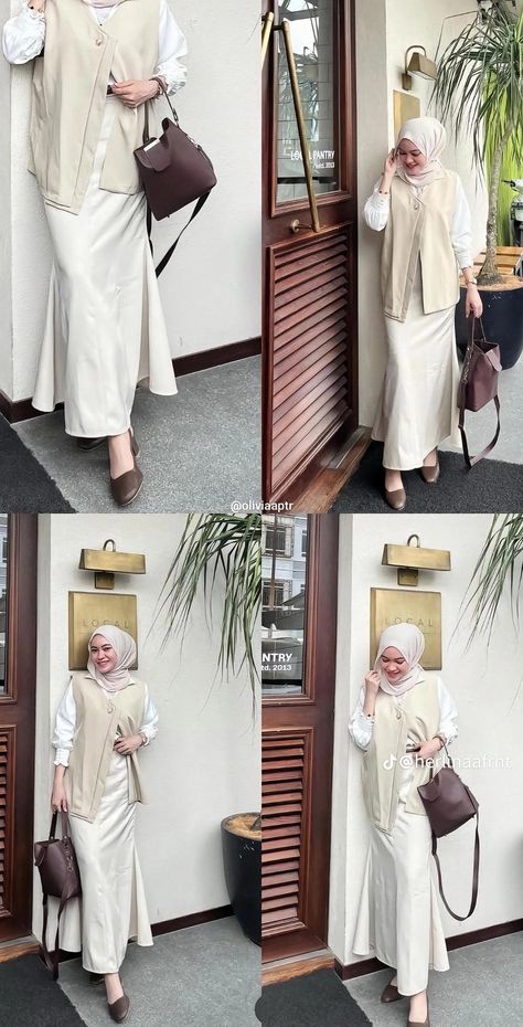 Outfit Rok, Ootd Hijab, Formal Style, Semi Formal, Ootd