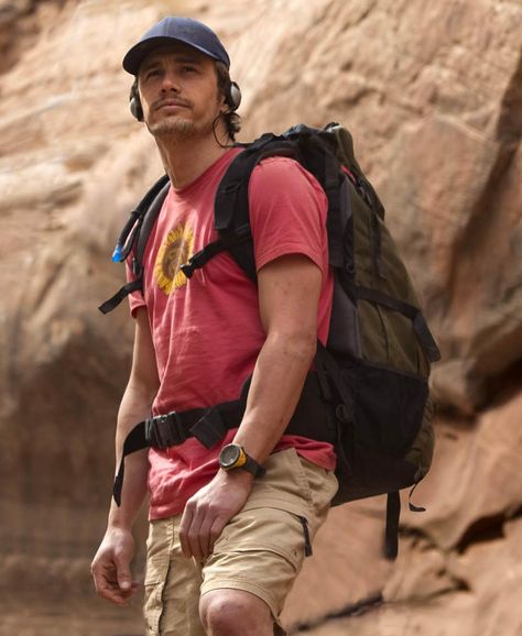 127 Hours is an 2010 American biographical survival drama film co-written, produced and directed by Danny Boyle. The film stars James Franco as real-life canyoneer Aron Ralston, who became trapped by a boulder in an isolated slot canyon in Robbers Roost, southeastern Utah, in April 2003, and was eventually forced to amputate his own right arm in order to free himself. Joan Of Arc Film, 127 Hours, Childhood Images, Kate Mara, Appreciate Life, James Franco, Of Mice And Men, Tom Hanks, Music Mix