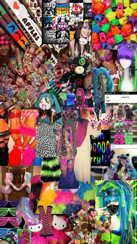 Is 16 old enough to rave? || #rave #2000s #scene #goth #cybergoth #neon #hardstyle 90s Rave Aesthetic, Rave Aesthetic, 2000s Scene, Scene Goth, 90s Rave, Neon