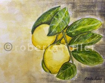 Alice Painting, Banana Painting, Vegetable Painting, Seahorse Art, Lemon Painting, Acrylic Art Projects, Lemon Art, Watercolour Inspiration, Lemon Decor