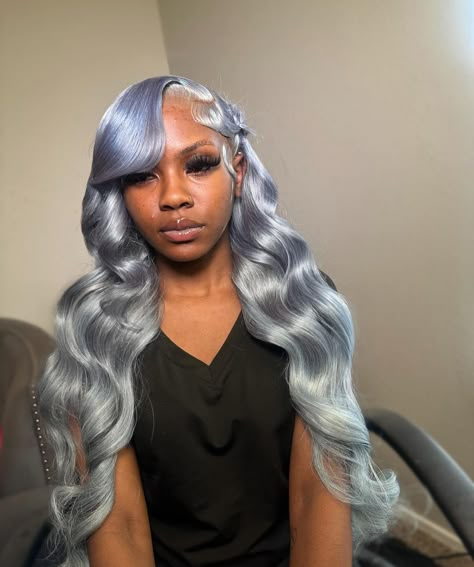 Cute Wig Installs, Lace Wigs Styles, Wig Inspiration, Wigs Styles, Cute Wig, Hairstyles Weave, Wig Installs, Teenage Hairstyles, Cute Highschool Outfits