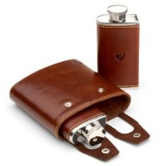 Double 6oz Leather Hip Flask, FREE Initials Engraving The Hunting Party, Thermal Flask, Leather Flask, Leather Anniversary, Aspinal Of London, Hip Flask, Decanters, Small Leather Goods, Soft Suede