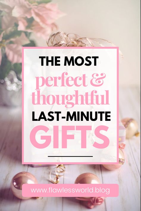 Perfect and thoughtful last-minute gift ideas for everyone on your list Mil Bday Gift, Small Bday Gifts For Friends, Last Min Birthday Gift Ideas, Birthday Gift Ideas Friend, Last Minute 40th Birthday Gifts, Last Minute Friend Gifts, Last Minute Best Friend Birthday Gifts, Last Minute Bday Gifts Friends, Last Minute Bday Gifts