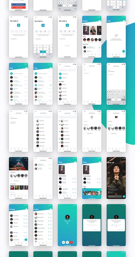 Flutter Messaging App UI Kit — UI Kits on UI8 Mobile Chat App, Social App Design, App Design Layout, Android App Design, Ui Ux App, Good Advertisements, Mobile App Design Inspiration, App Interface Design, Ui Design Website