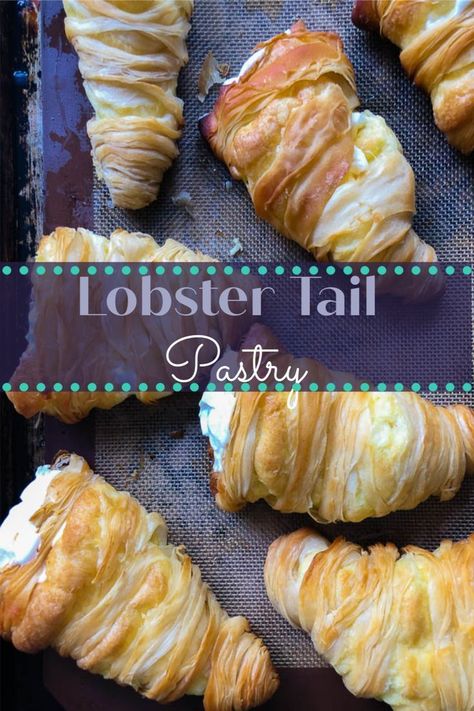 Lobster Tail Pastry, Sfogliatelle Recipe, How To Make Lobster, Pastries Recipes Dessert, Cannoli Recipe, Lobster Recipes Tail, Easy Puff, Puff Pastries, Cream Horns