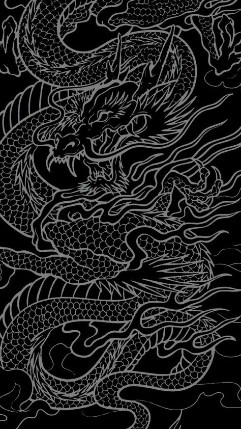 Japanese Geisha Drawing, Free Spirit Art, Dragon Wallpaper Iphone, Blackout Tattoo, Simple Tattoo Designs, Space Wallpaper, Dark Artwork, Back Tattoo Women, Textile Pattern Design