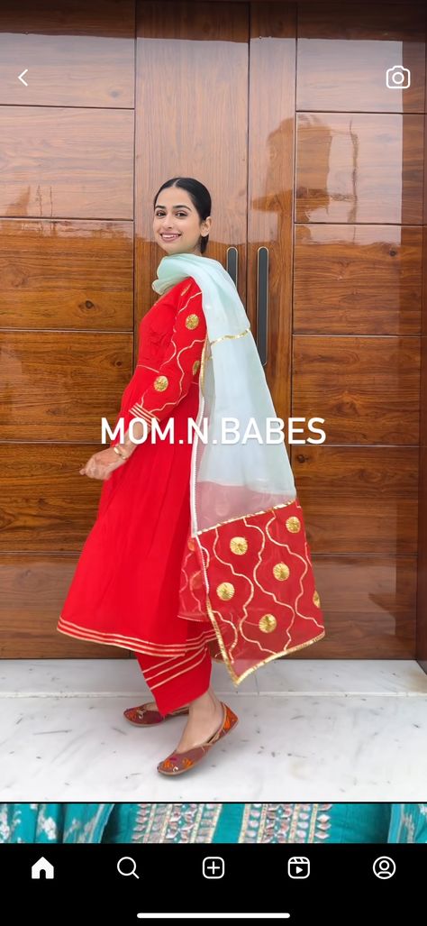 Frock Suit With Plazo Embroidery, Jago Look Punjabi, Red Suit Embroidery Design, Suit Design With Laces Punjabi, Jago Suits Punjabi, Jagoo Outfit, Girlish Suits Designs, Work Punjabi Suit Design, Plane Suit Designs With Lace