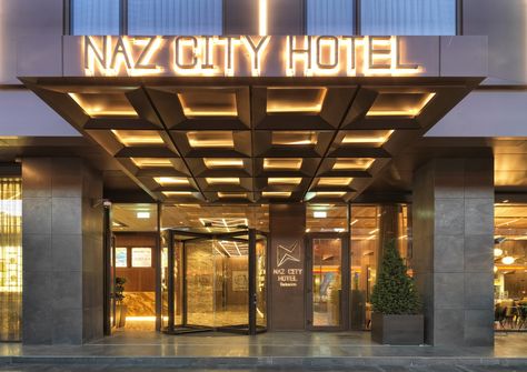 Gallery - Naz City Hotel Taksim / Metex Design Group - 29 Hotel Doors Design, Municipal Hall, Ikea Canopy, Hotel Canopy, Hotel Facade, Canopy Architecture, Canopy Curtains, Hotel Exterior, Backyard Canopy