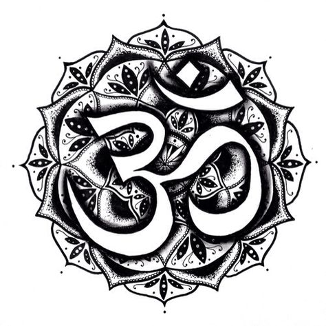 Trance Tattoos, Psytrance Tattoo, Aum Tattoo, Goa Tattoo, Ohm Tattoo, Hindu Tattoos, Om Tattoo Design, Mandala Hand Tattoos, Skull Rose Tattoos