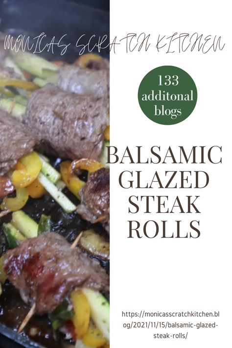 Use skirt steak to make Balsamic Glazed Steak Rolls for dinner! Balsamic Glazed Steak Rolls, Glazed Steak, Steak Appetizers, Steak Roll Ups, Steak Rolls, T Bone Steak, Skirt Steak, Balsamic Glaze, Flank Steak