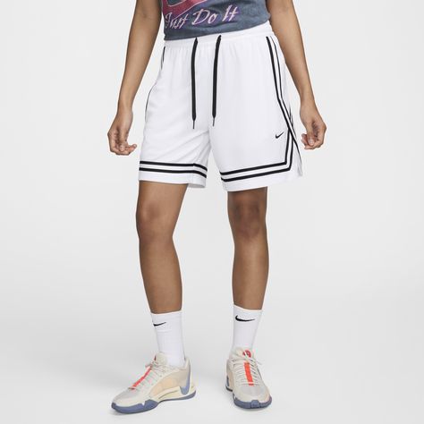 Wider through the legs and hips, these lightweight, sweat-wicking Crossover shorts help you move freely up and down the court. An adjustable waistband lets you dial in the perfect fit. Crossover Shorts, Athletic Clothes, Cold Hands, Shorts White, Nike Basketball, Adjustable Waistband, Womens Basketball, Athletic Outfits, Basketball Shorts