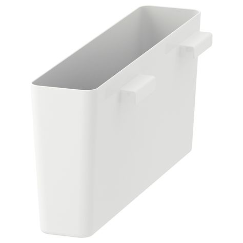 IKEA VARIERA Storage box Tiny Kitchen Storage Ideas, Ikea Utrusta, Raskog Ikea, Ikea Variera, Ikea Storage Solutions, Ikea Shop, Ikea Storage Boxes, White Storage Box, Pot Lid Organization