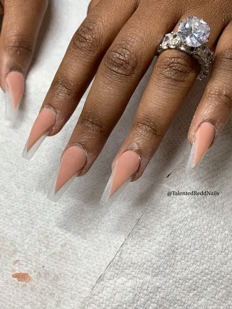 Cut French Tip Nails, Cut Acrylic Nails, V Cut French Tip Nails, Acrylic Nails 3d, Channel Nails, Cut Nails, Spa Gift Card, Seventeenth Birthday, Natural Hair Weaves